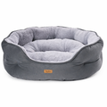 TopikaPet Washable Dog Bed, Plush Pet Bed for Small Dogs, Cat Bed