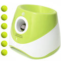 Automatic Dog Ball Launcher – Includes 6 Balls, Green By TopikaPet