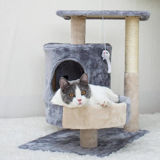 Cat Tower Tree – Sisal Covered Climbing Ladder 50cm By TopikaPet