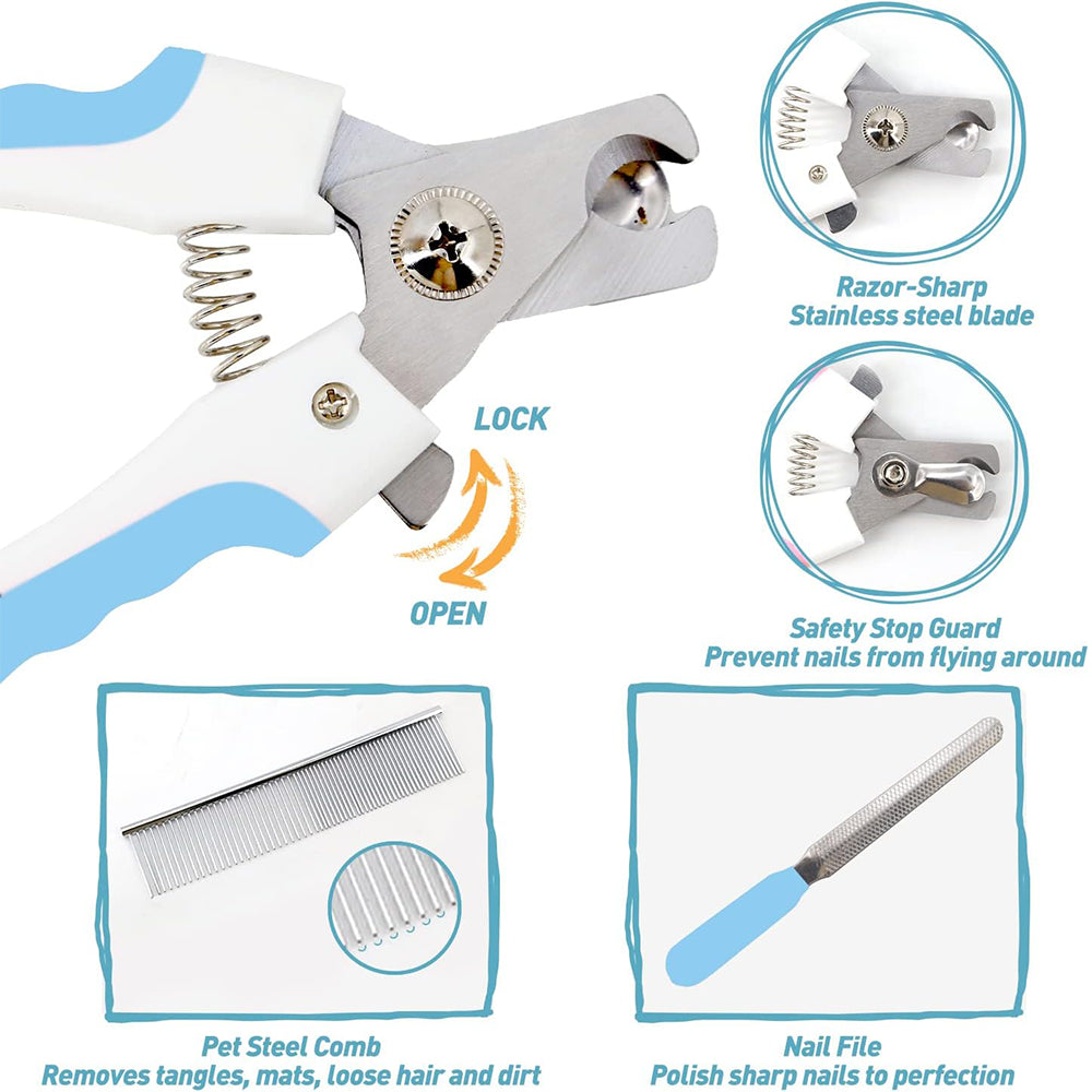 TopikaPet Dog Grooming Hammock Set – Kit for Nail Trimming & Pet Grooming Care (8 Piece)