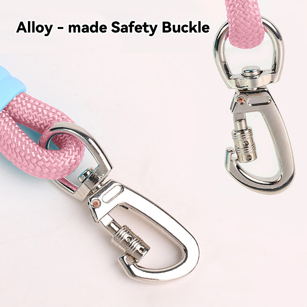 TopikaPet Heavy-Duty Rope Dog Leash – Durable Lead with Wide Breathable Handle (1.6m, Each)